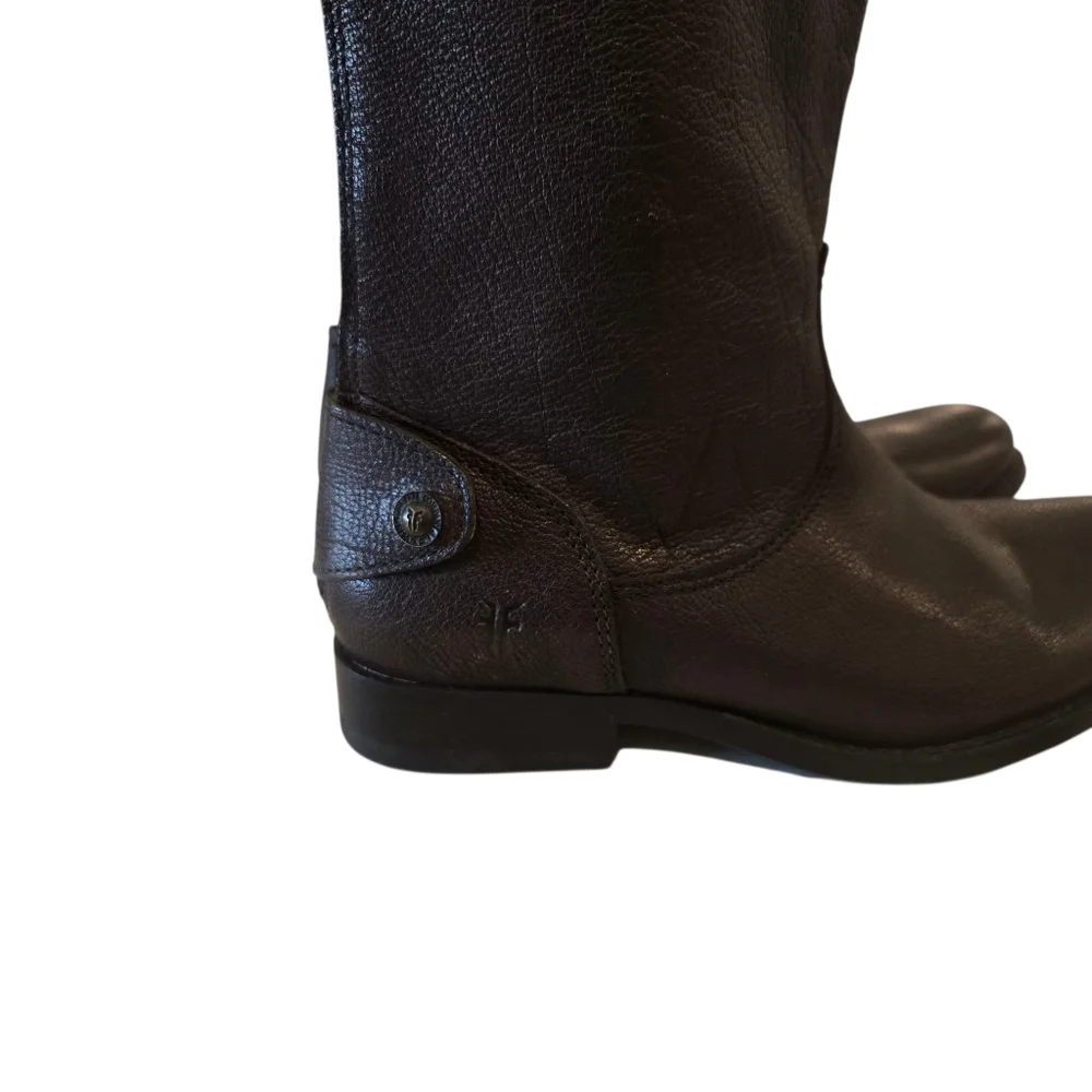FRYE Tall Brown Leather Boots Size 5.5